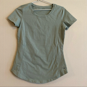 Balance Athletica  Seafoam Mint Green Crewneck Fitted T-shirt Tee Sz XS